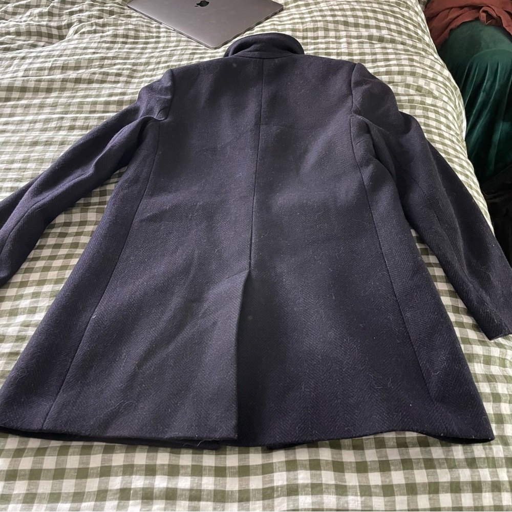 Jack Wills Navy Peacoat Size 6 - Picture 6 of 7